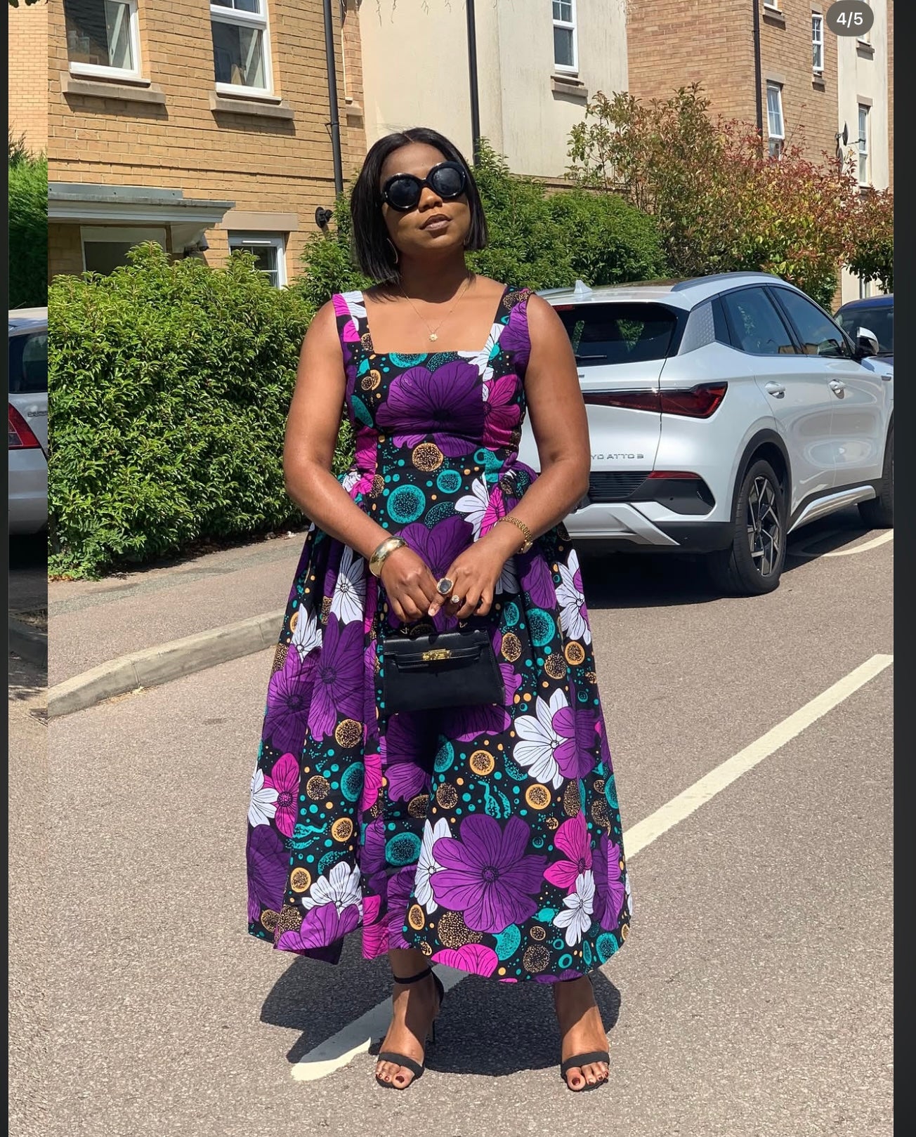 yvonne empire waist dress – bumexcouture Denise patterns Size:M5 US / W7 US / 4 UK Asia Product Multicolor Copacabana Beach Long or for best results