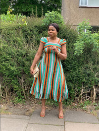 BELINDA ASO OKE DRESS
