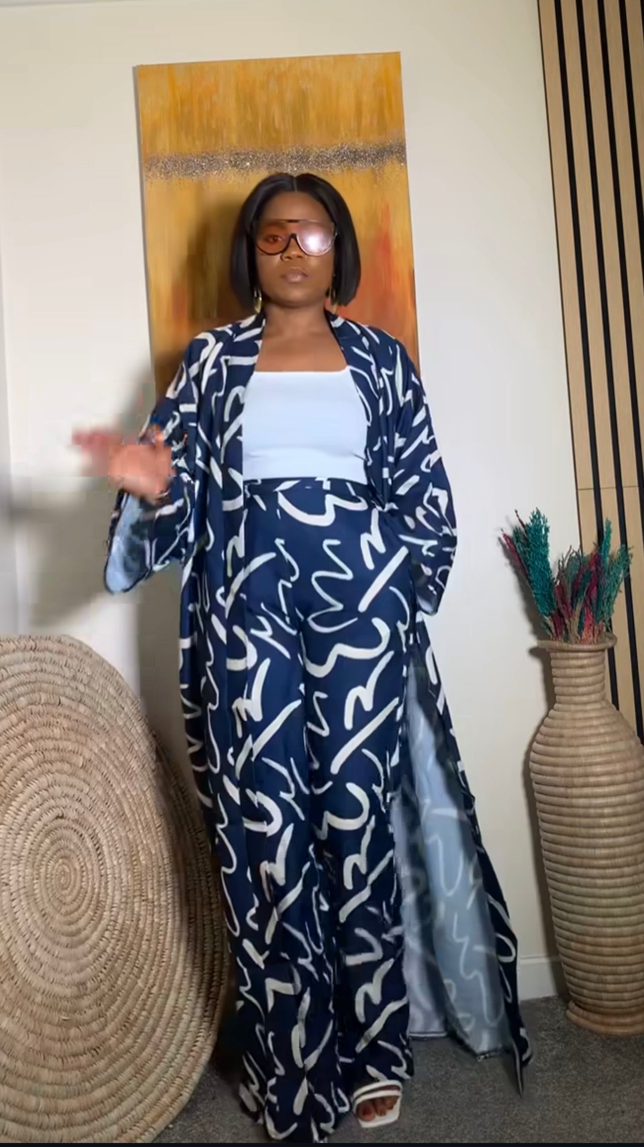 YINKA KIMONO PANT SET