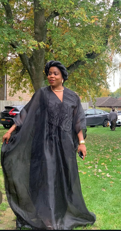 FUNKE ORGANZA EMBROIDERY BOUBOU