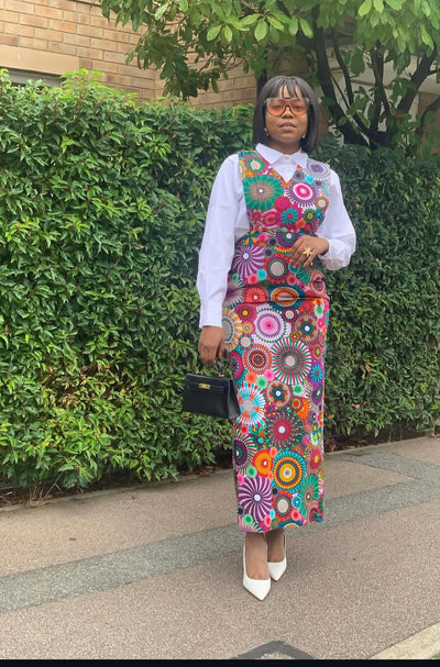 MEG PINAFORE DRESS