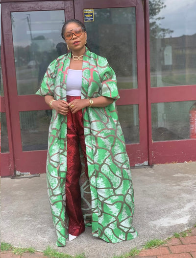 NIOLA BROCADE KIMONO PANT