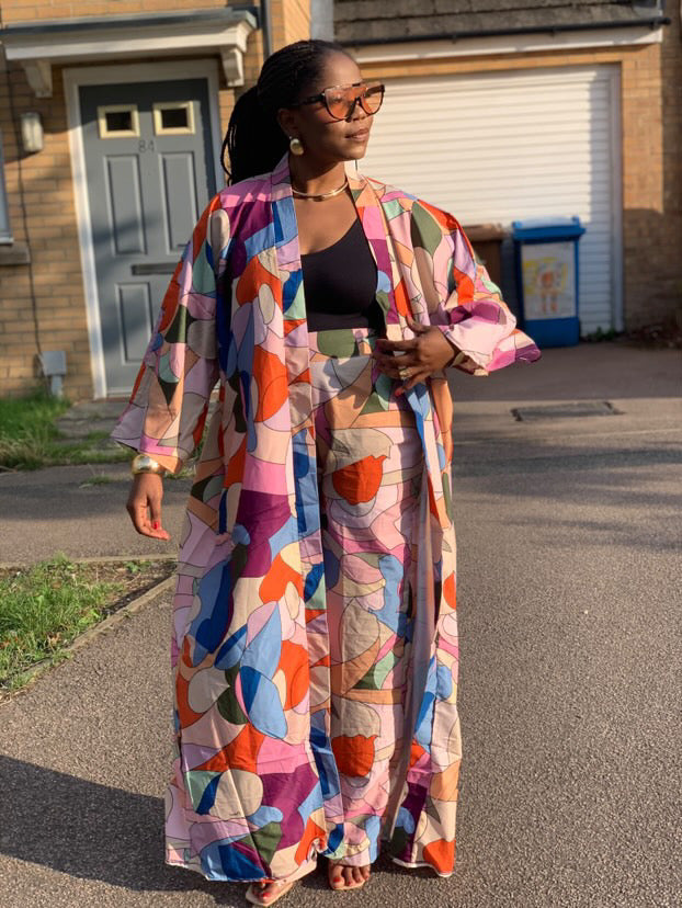 YINKA KIMONO PANT SET