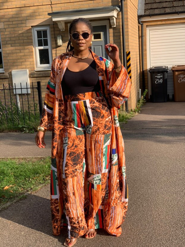 YINKA KIMONO PANT SET