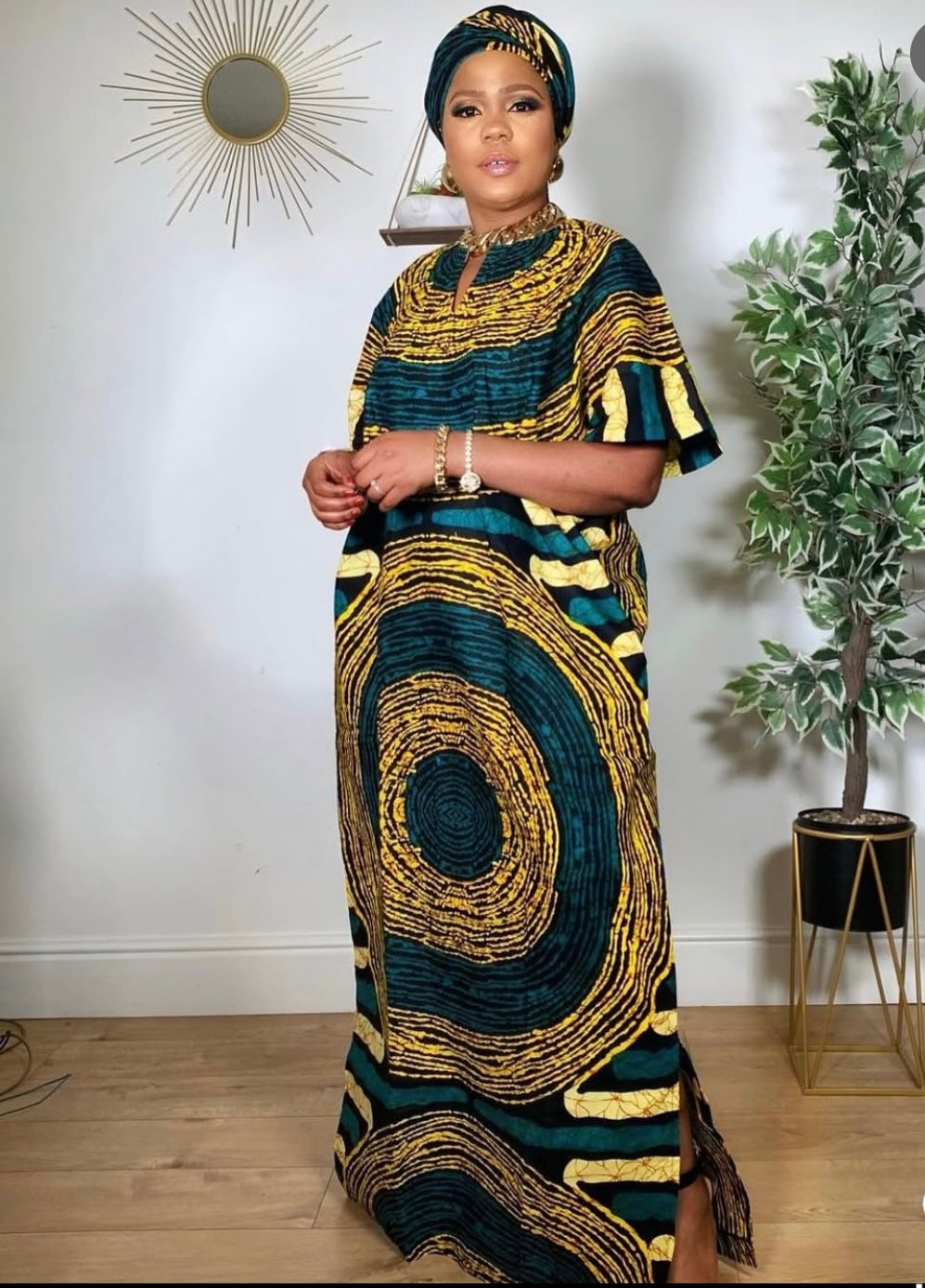 OLA LONG BOUBOU DRESS