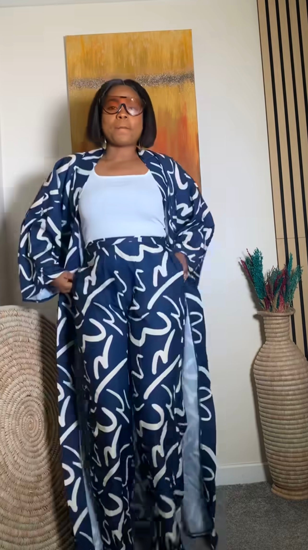 YINKA KIMONO PANT SET