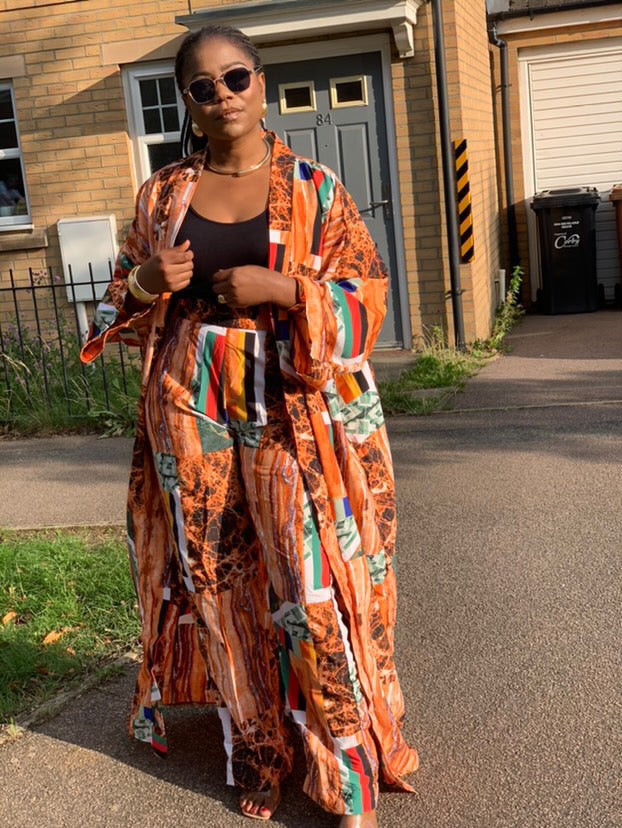 YINKA KIMONO PANT SET