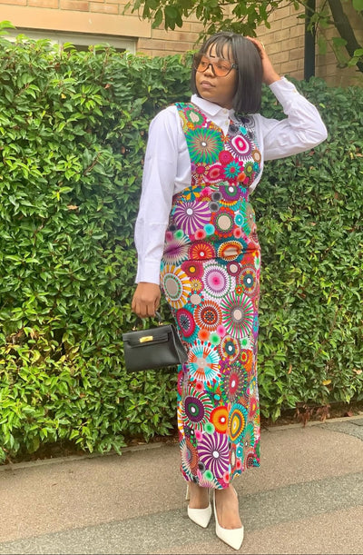 MEG PINAFORE DRESS