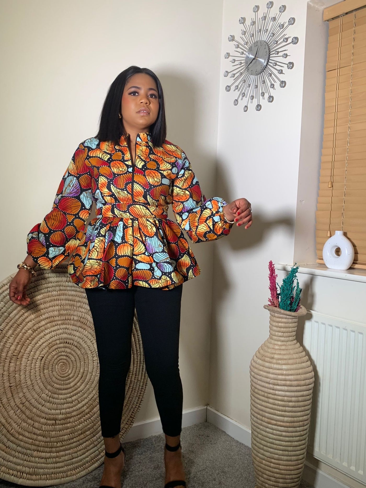 LARA PEPLUM TOP