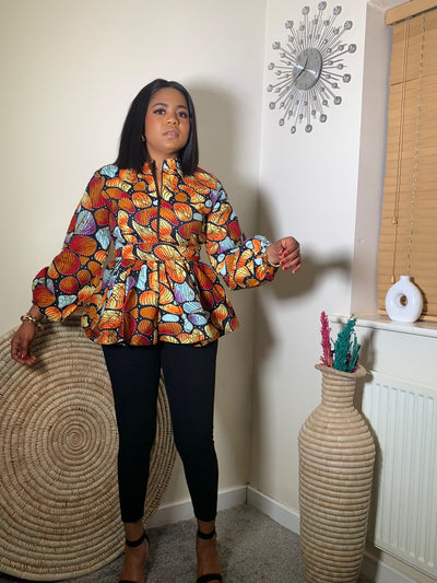LARA PEPLUM TOP