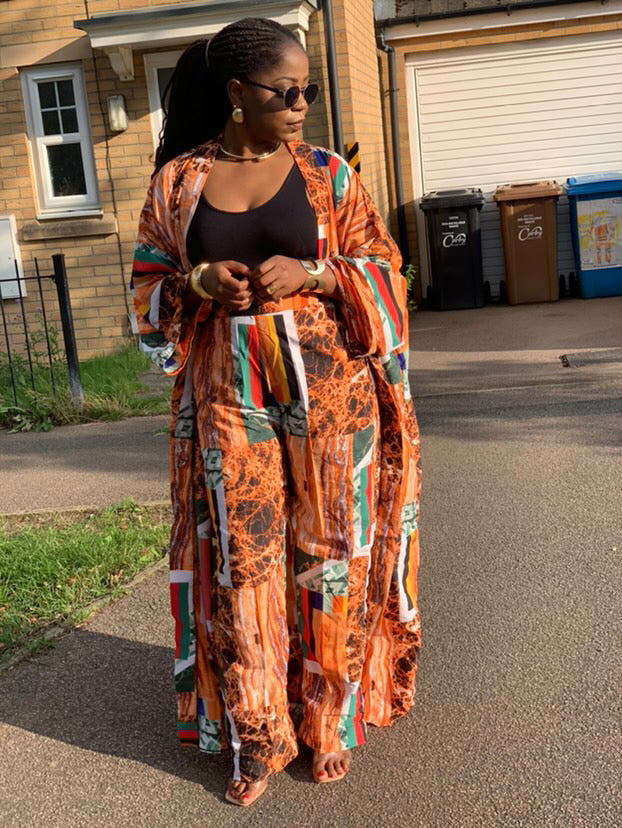 YINKA KIMONO PANT SET