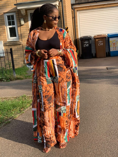 YINKA KIMONO PANT SET