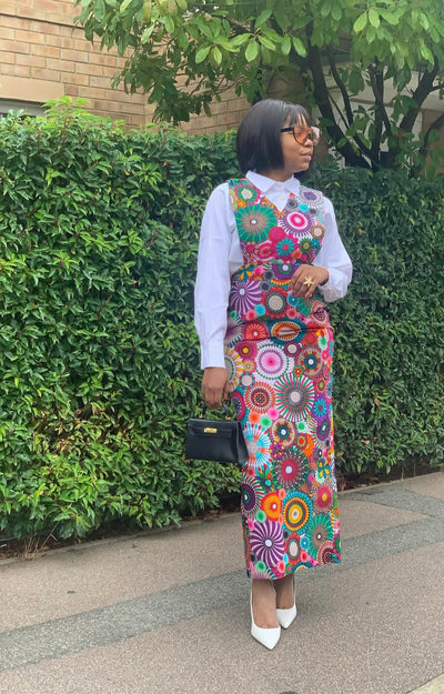 MEG PINAFORE DRESS