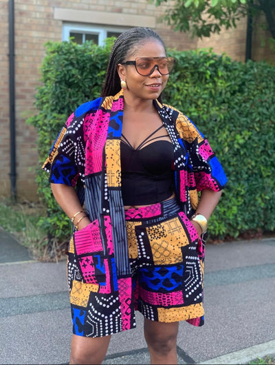 TOKE KIMONO SHORT SET