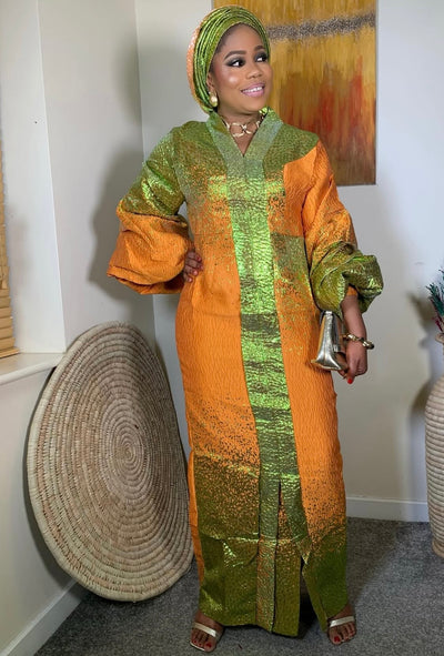 MIRABEL BROCADE DRESS
