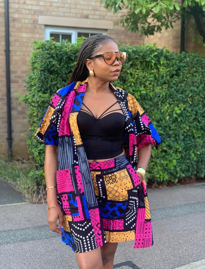 TOKE KIMONO SHORT SET