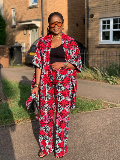 TIARA KIMONO PANT SET
