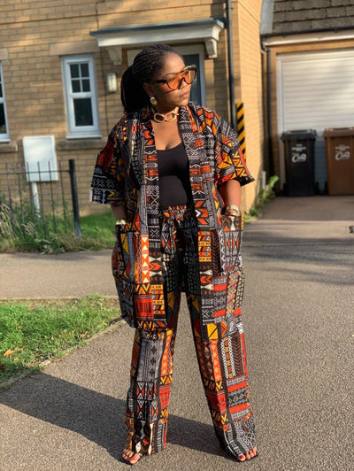 TIARA KIMONO PANT SET