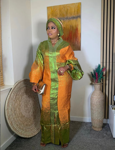 MIRABEL BROCADE DRESS