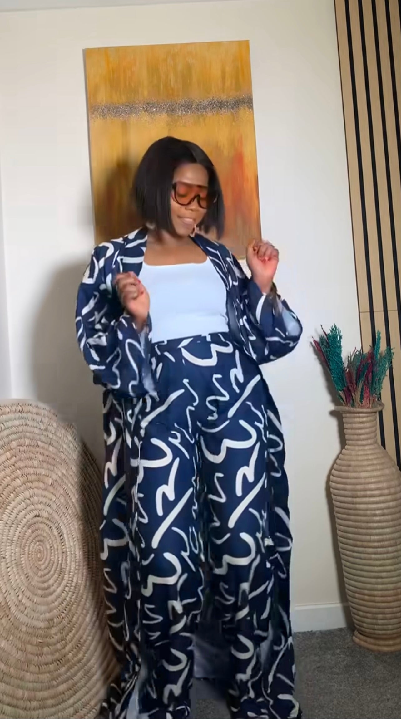 YINKA KIMONO PANT SET