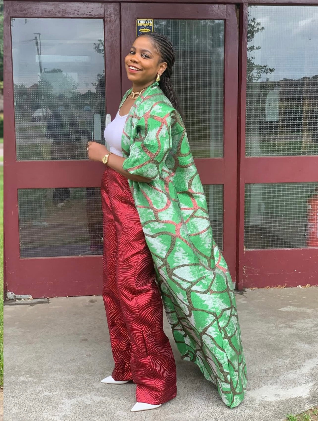 NIOLA BROCADE KIMONO PANT