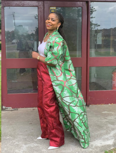 NIOLA BROCADE KIMONO PANT